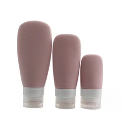 Wholesale Silicone Cosmetic containers Sets Leak-proof Silicone Travel Bottle