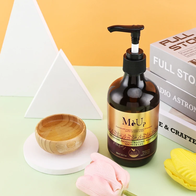 
 Бесплатный образец, Собственная Марка, роскошный органический ароматизированный аргановый гель для душа, отбеливающий гель для тела  