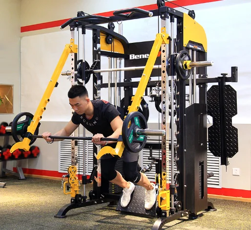 New Design Multi-Functional Home Use Fitness Equipment Power Rack Smith Machine