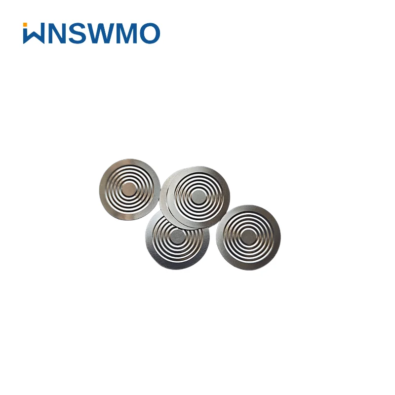 metal corrugated and flat diaphragm for pressure sensitive element