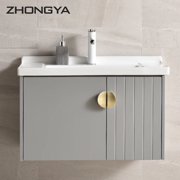 Modern Led Light Mirror Vanities Wall Bath Sink Cabinet for Bathroom Wall Mounted Types Plywood,solid Wood 1 Set 30% Deposit