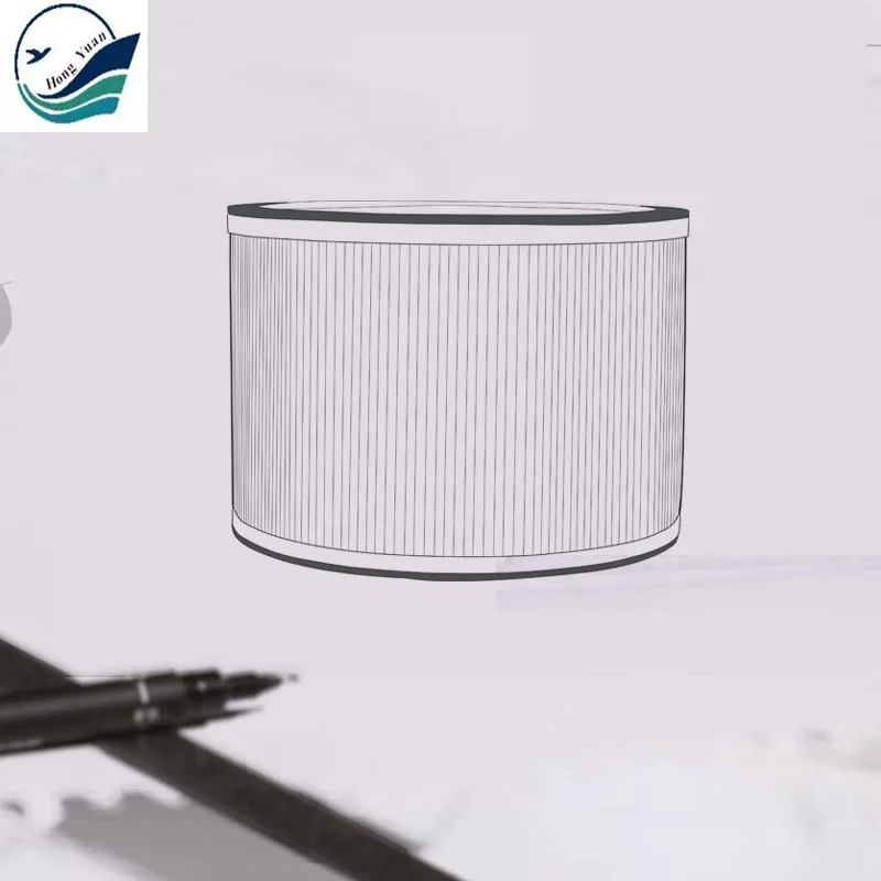Factory Manufacture Custom Size ODM Round Filter Panel Cheap H12 H13 Air Purifier Hepa Filter