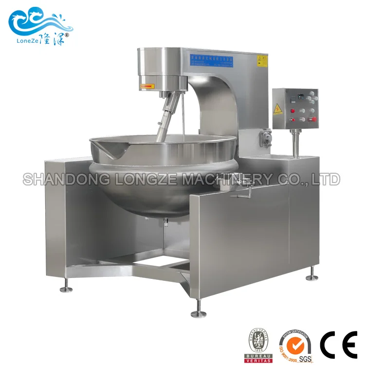 tomato sauce  ketchup making machine 100L 200L 300L automatic double jacketed kettle