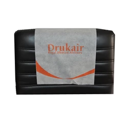 Printed non woven fabric airline seats head rest cover
