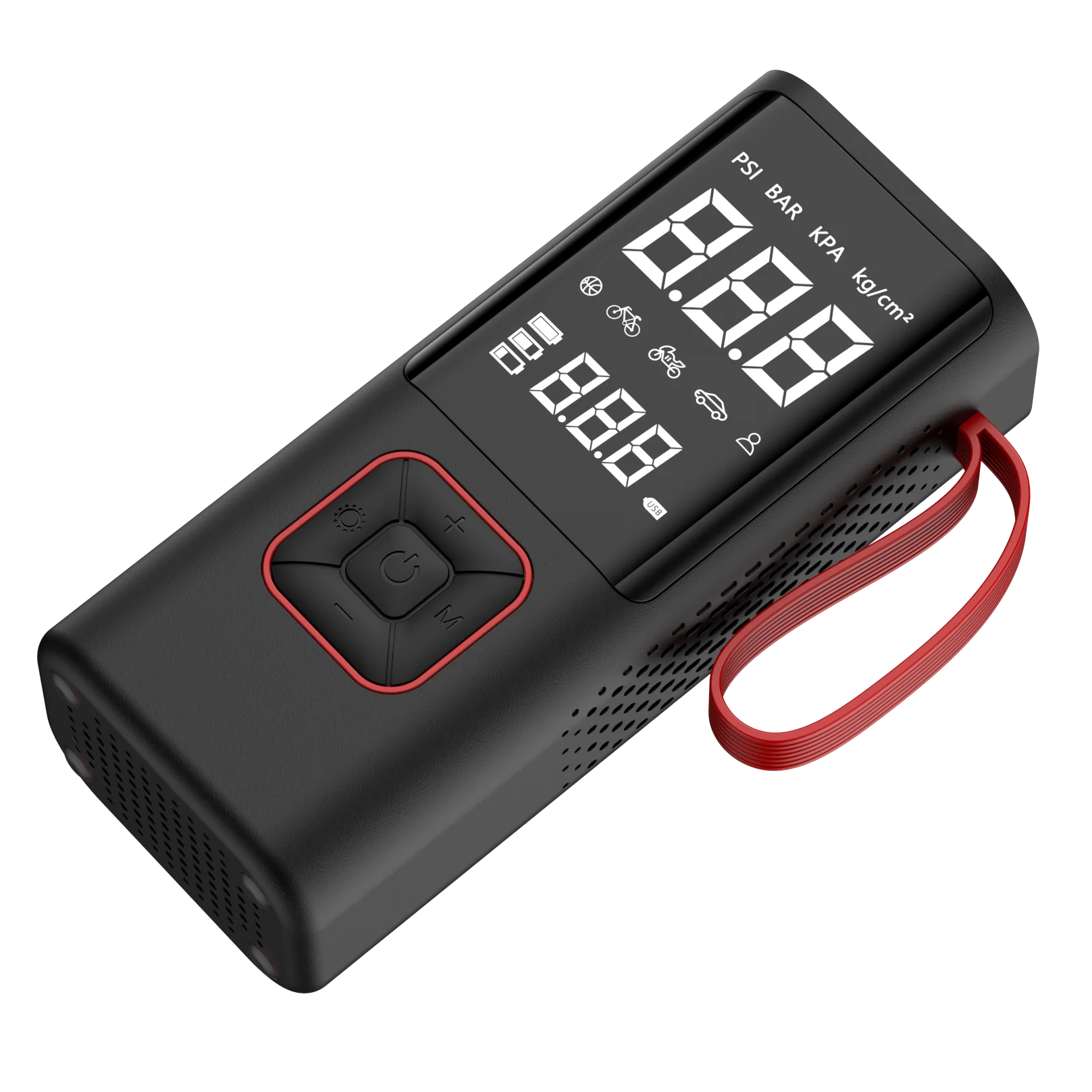 Rechargeable  Newest Air Compressor Tire Inflator 150PSI for Car Bike Ball 12V Abarth Car Motorcycle Scooter Bicycle Bike Tire