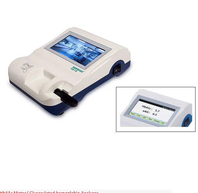 Manufacturer WholeSale Medical POCT Machine Glycosylated hemoglobin Analyzer HbA1c Meter