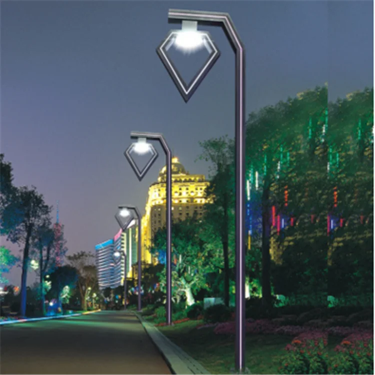 Professional Manufacture Outdoor Decorative Street Lamp Post 50W LED Garden Pole Light