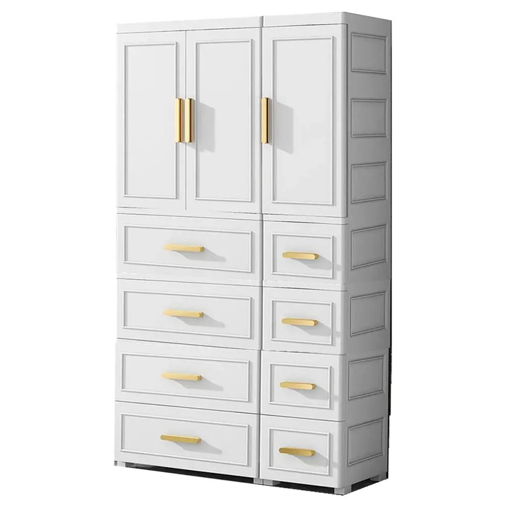 7-Layer Simple Plastic Storage Cabinet with Drawers for Baby Clothes and Kids Toys Organizer