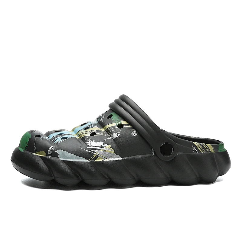 
HN0657 Design Sandales Croc Homme Tie Dye Garden Croc Colorful Kids Clogs Shoe White Clog Platform Clogs Shoes Sandal 