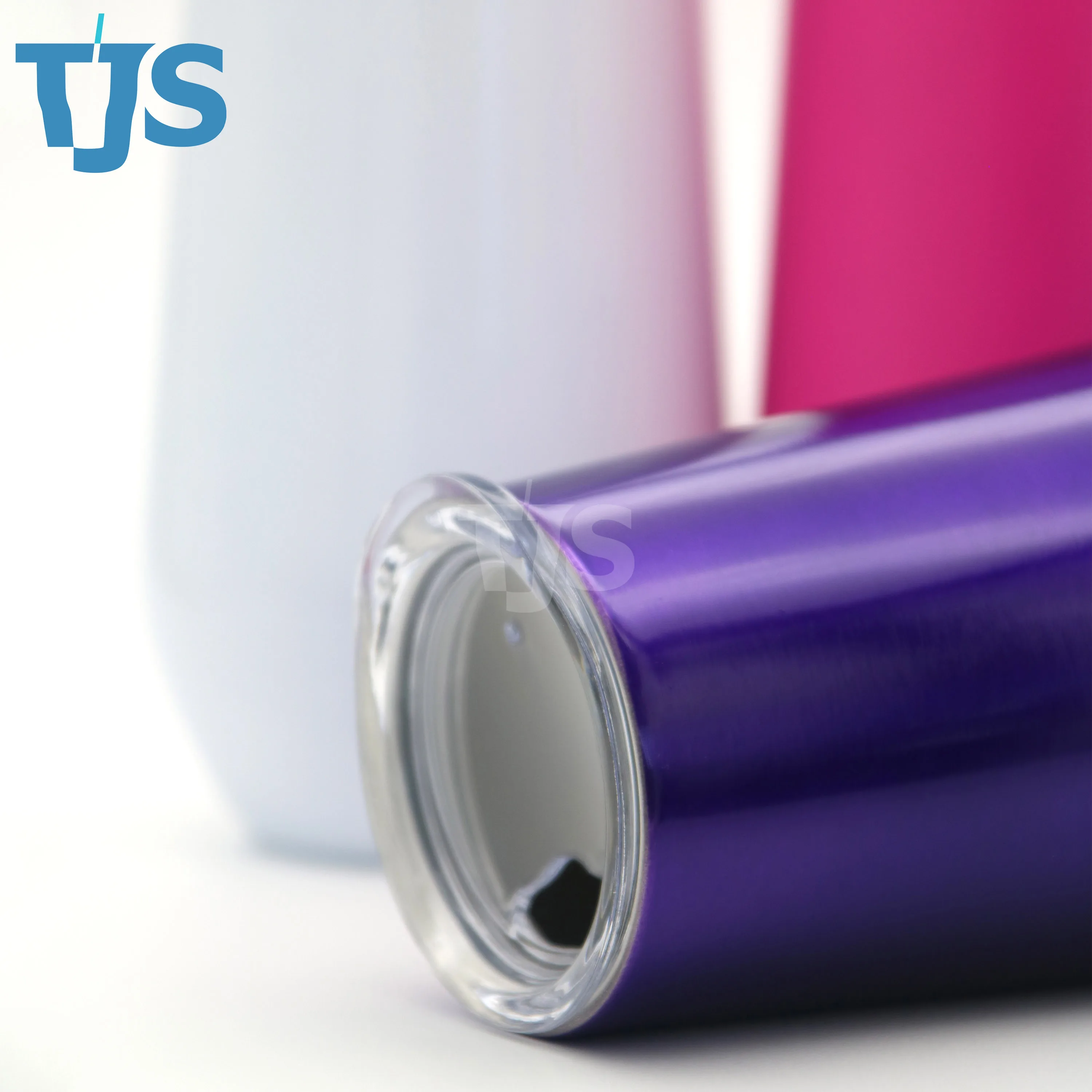 Insulated Double Wall TJS Stainless Steel Vacuum sublimation blanks 6oz Colorful Wine with lid tumblers