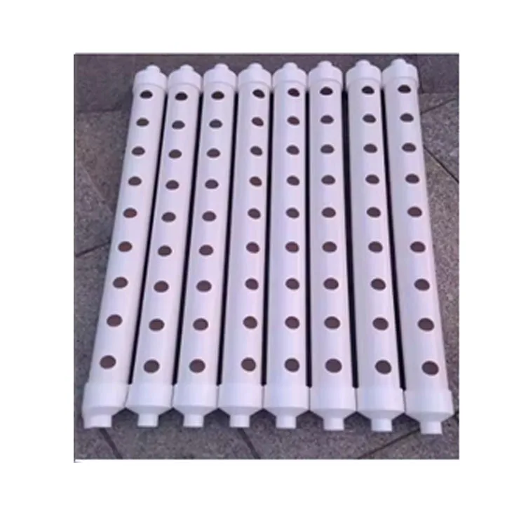 PVC Pipe Vertical Hydroponics Grow Kit For Farm NFT System With 72 Holes Kits hydroponic plant systems for Strawberry or Lettuce