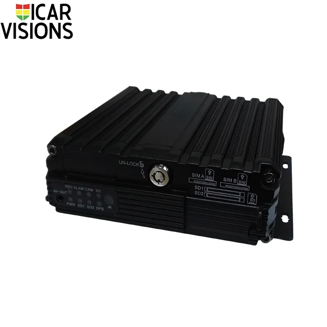 
Icarvisions Manufacturer of Mobile DVR with G-Sensor 128GB/256GB GPS WIFI 4CH 4G 3G HD taxi online fleet management 