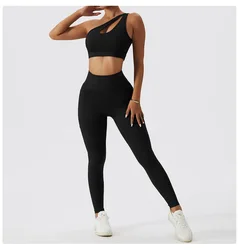 Women Compression Quick Dry Stretchy Soft Training Leggings and Bra Set