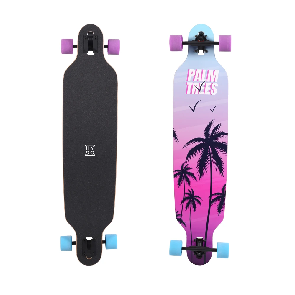 Hot Sell Longboard Bamboo Northeast Maple Wood Skateboard Complete Long Board Custom Longboard for Sale