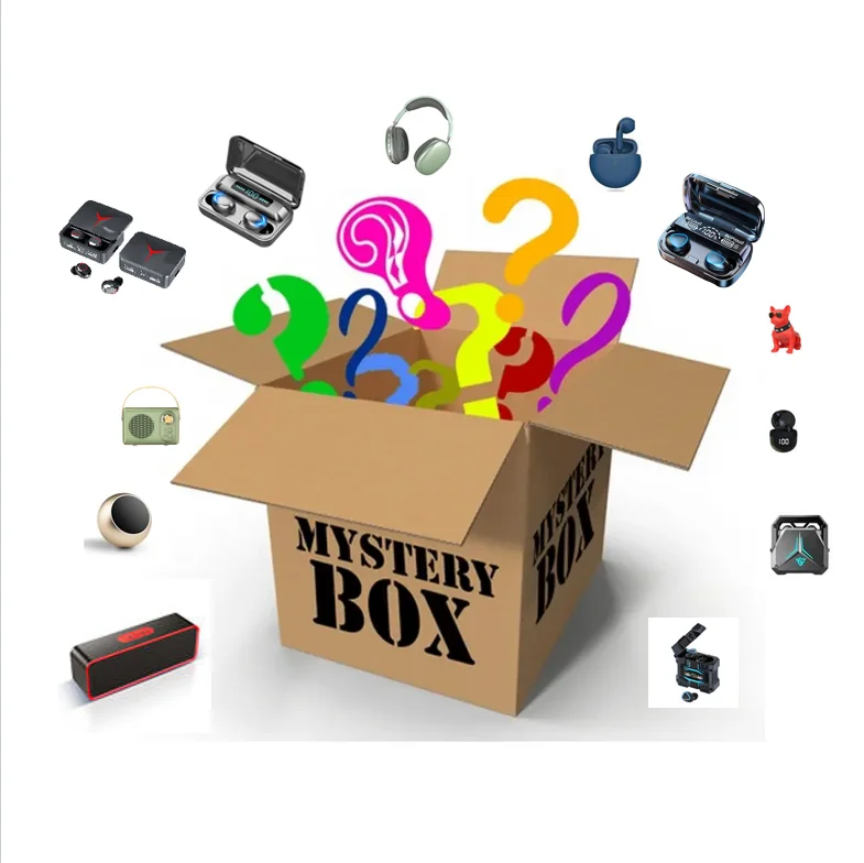Mystery Gift Box 3C Electronic Products A Chance To Open: Earphones Speaker Smart Watch ,Gift Mystery Box