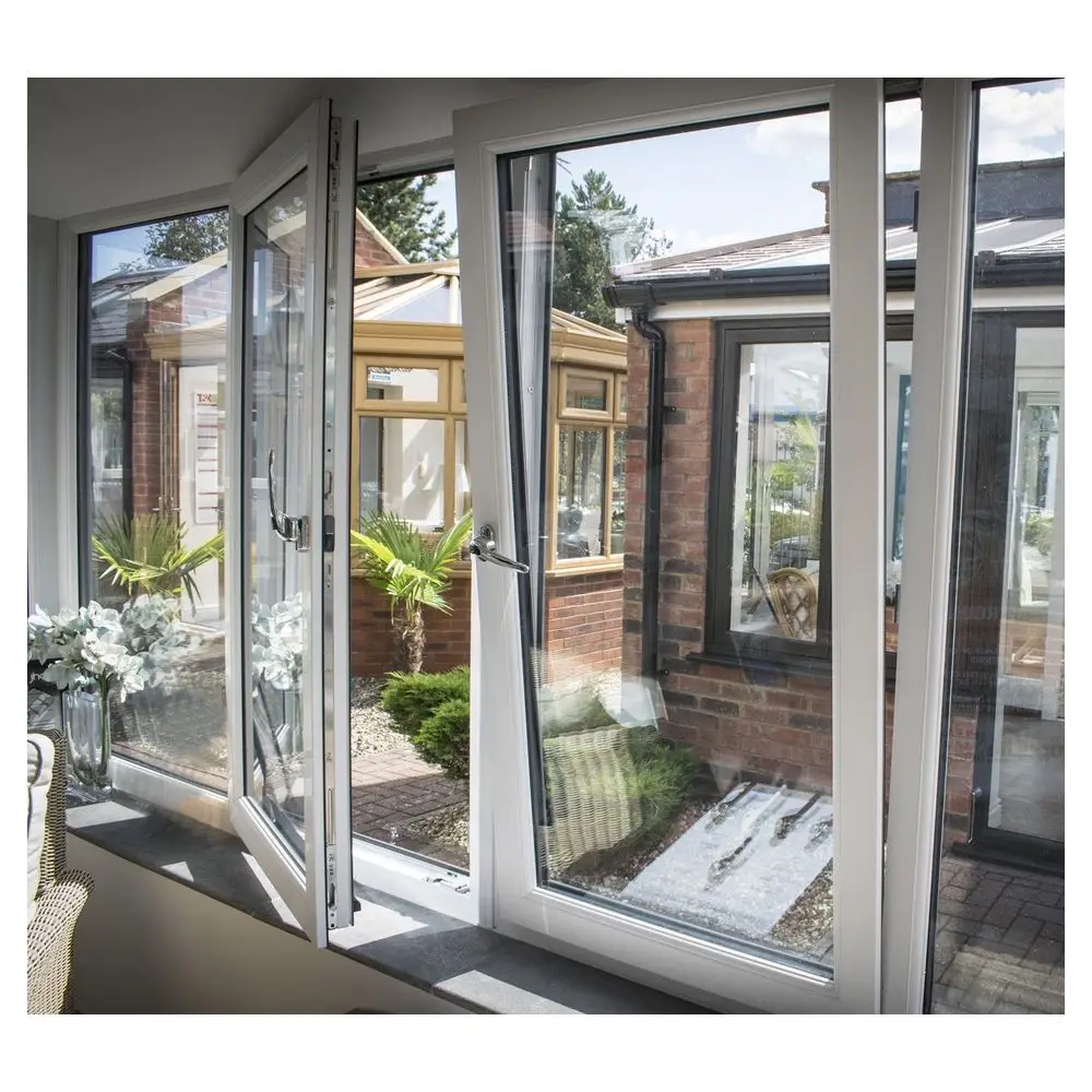 Вертикальные Раздвижные окна из закаленного стекла