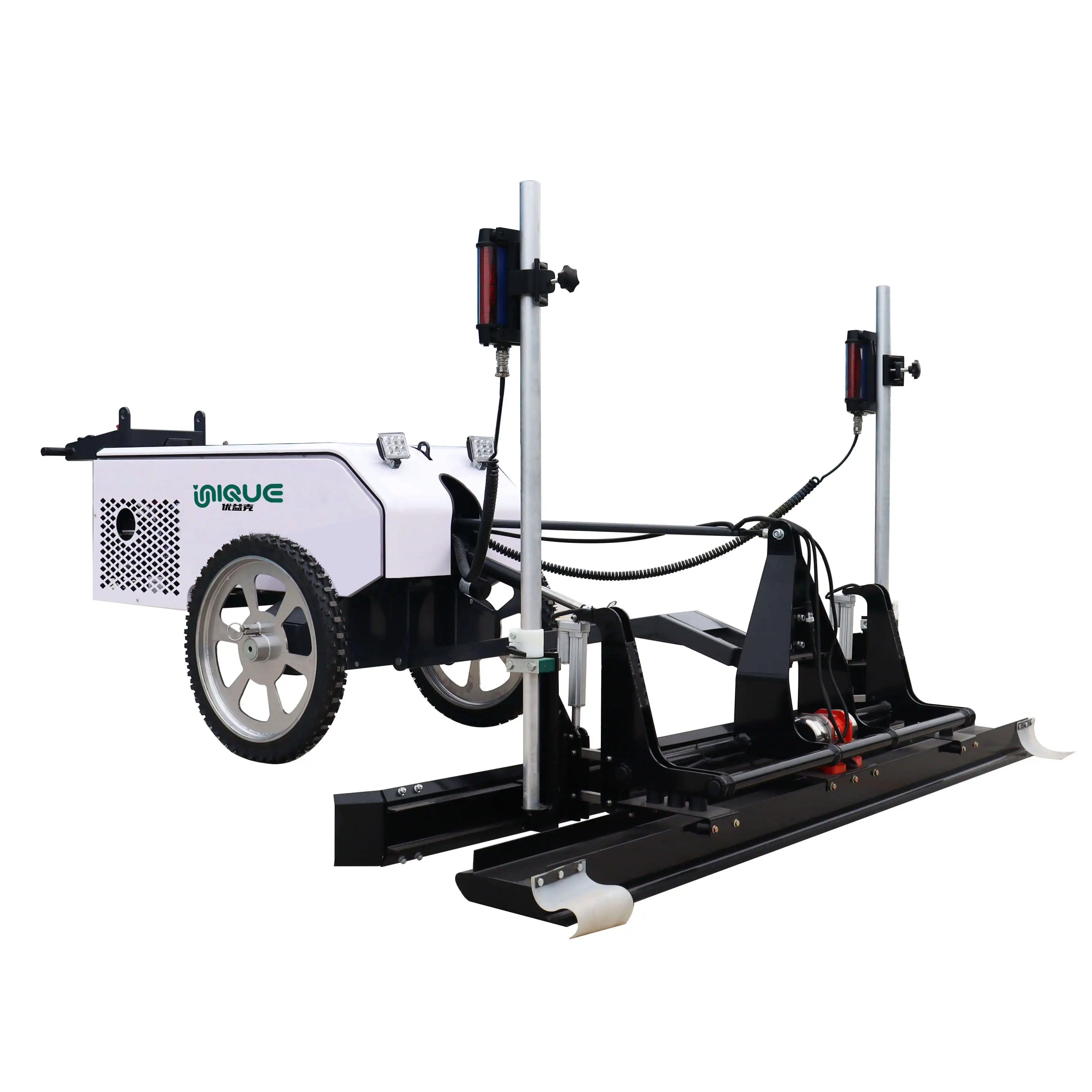 High efficiency Land Ground Tool vibratory floor paving road laser screed leveling good price concrete laser screed machine