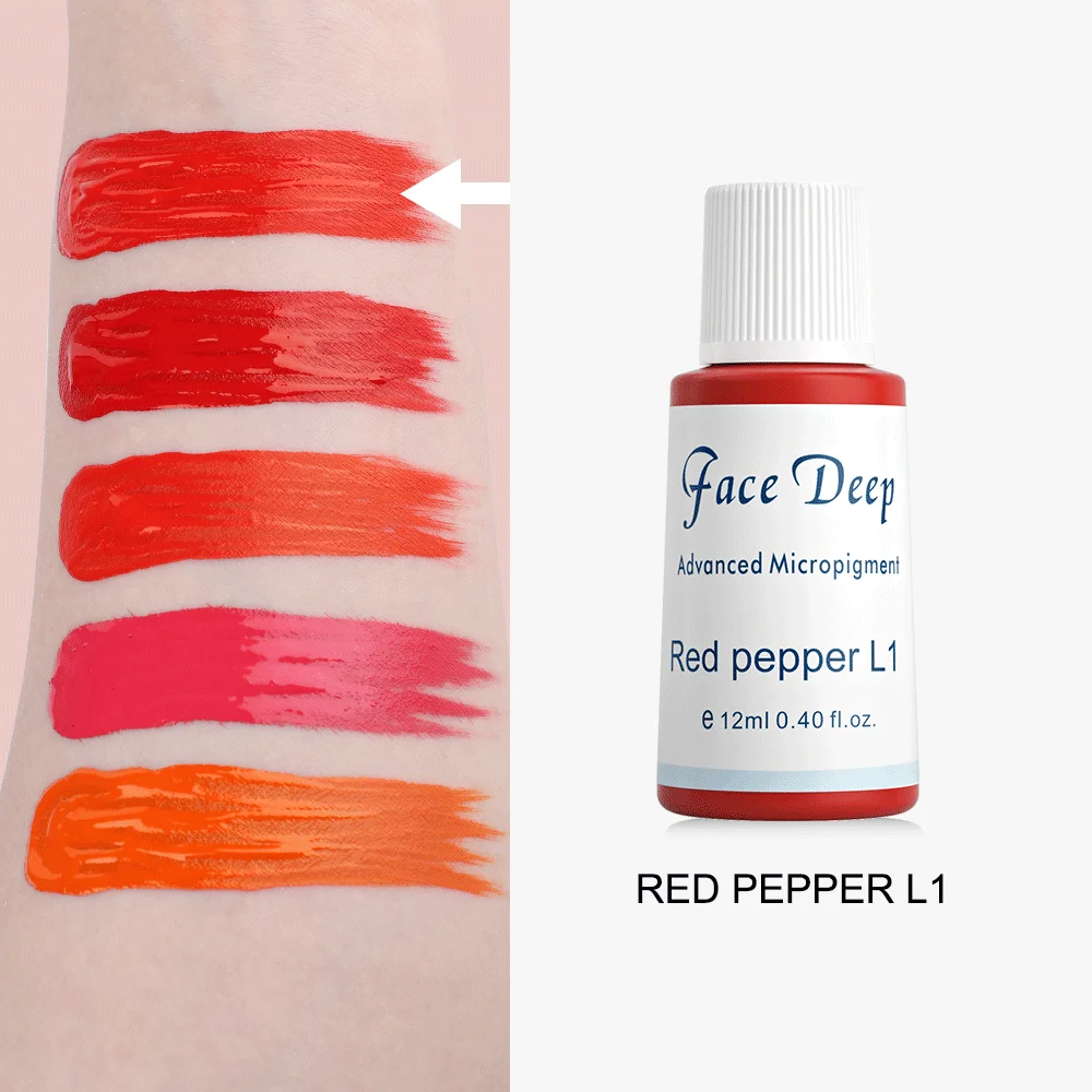 Facedeep Permanent Makeup Pigments ASH Brown permanent makeup pigments Liquid Eyebrow Tattoo Ink