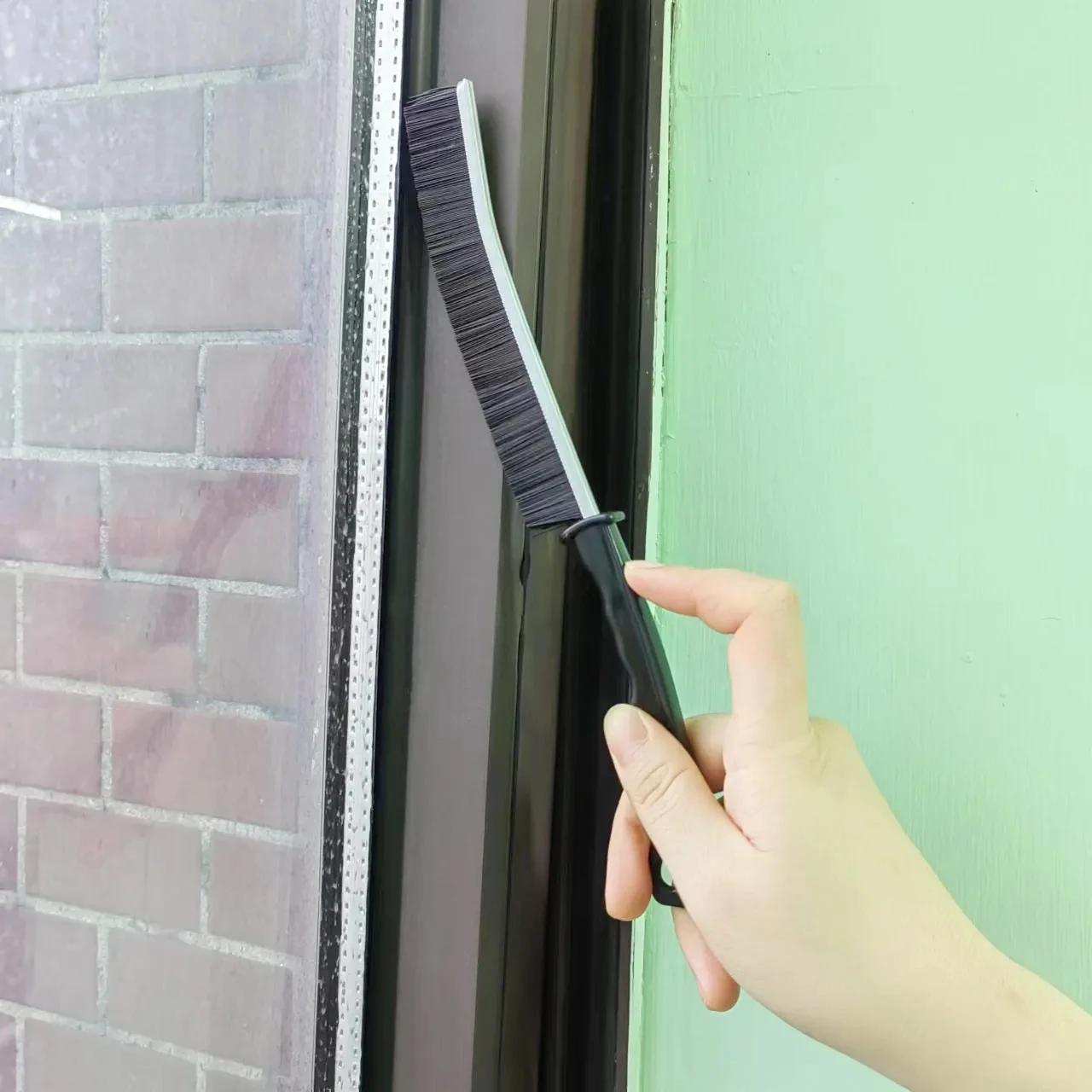 Crevice Cleaning Tool Window Groove Cleaning Brush Bathroom Gap Cleaning Brush Hard Bristle