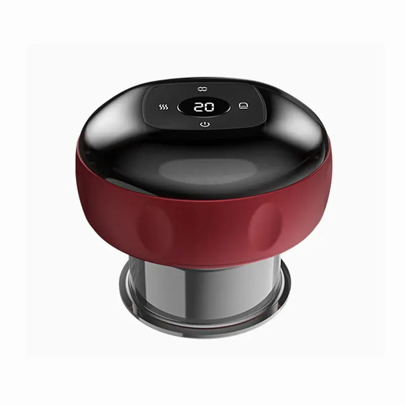 Amazon hot selling Scraping Instrument Intelligent Cupping Canister Suction Meridian Brush Unblocking Instrument Cupping Device