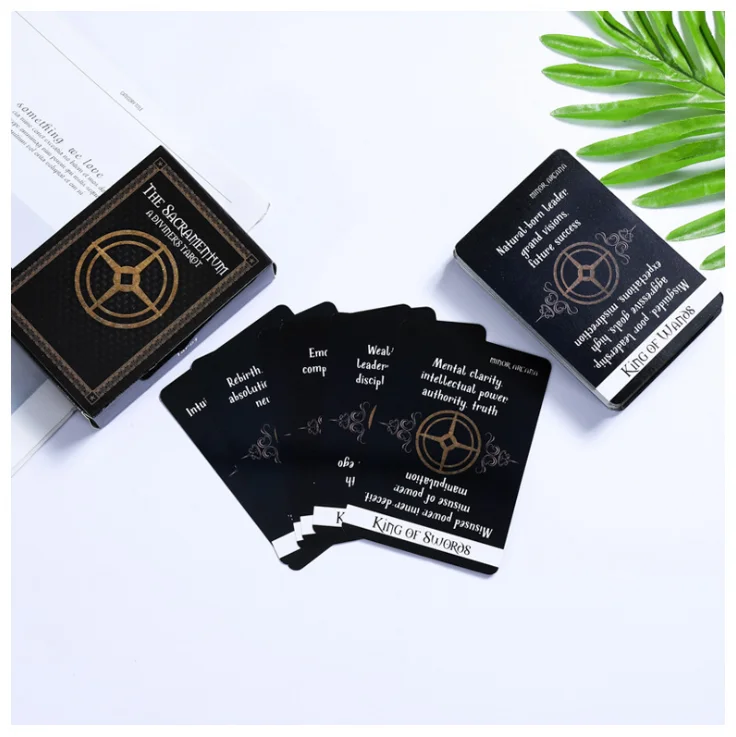 Tarot Oracle Cards Custom Printing Paper Material Lamination Tarot Cards