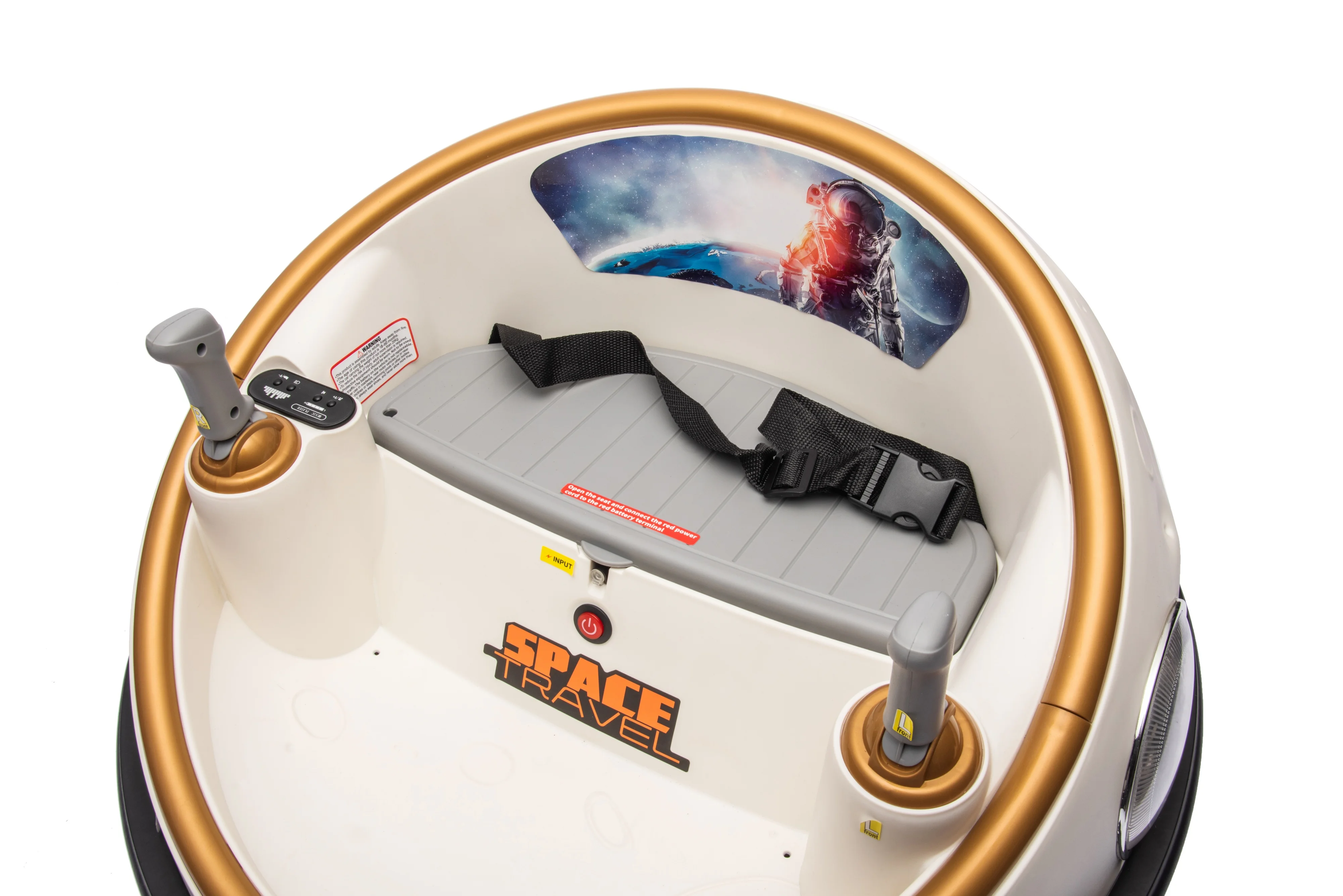 Factory Selling Kids Sticker Race Car 6V 12V Electric Remote Control Toy Vehicle Car 360-Degree Spin Ride On Bumper Car