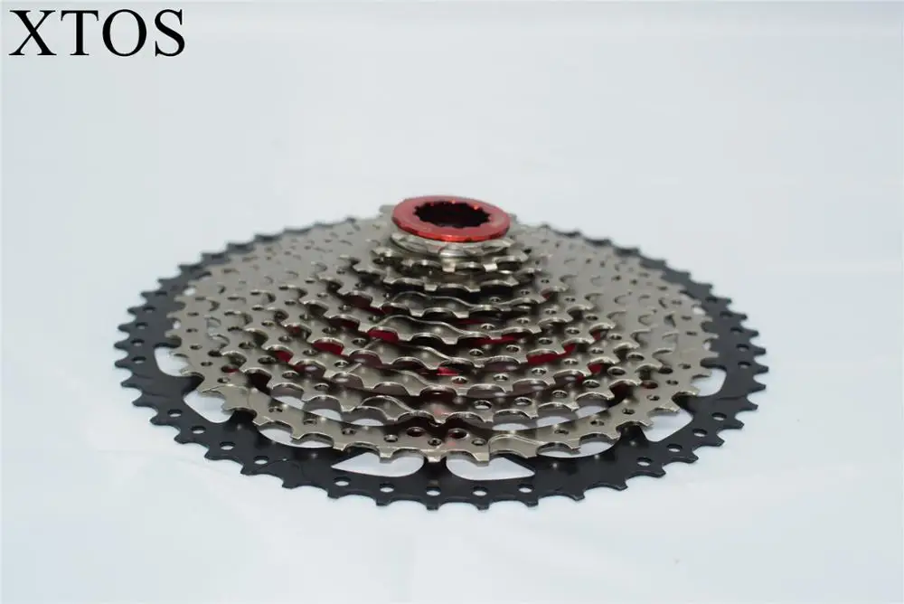 
Xtos 10Speed 11-50T Cassette Mountain Bike 10S 20S 30S Freewheel Sprocket for Parts Xt Slx Xo X0 X9 X7 