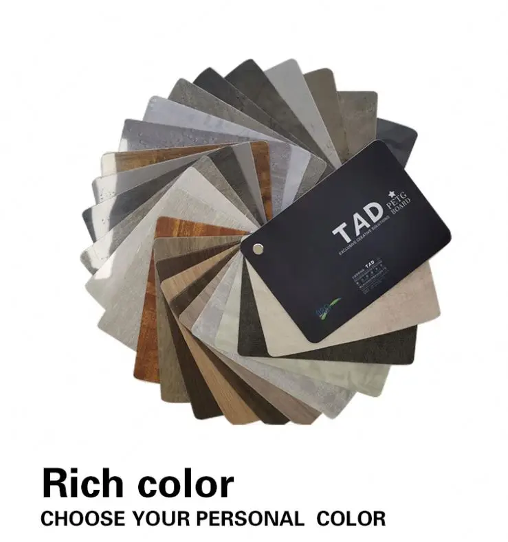 Plastic PET Film for MDF PVC Plywood Partical wood  with Super Matte Anti Scratch Resistance Eco-friendly  Better Quality then P