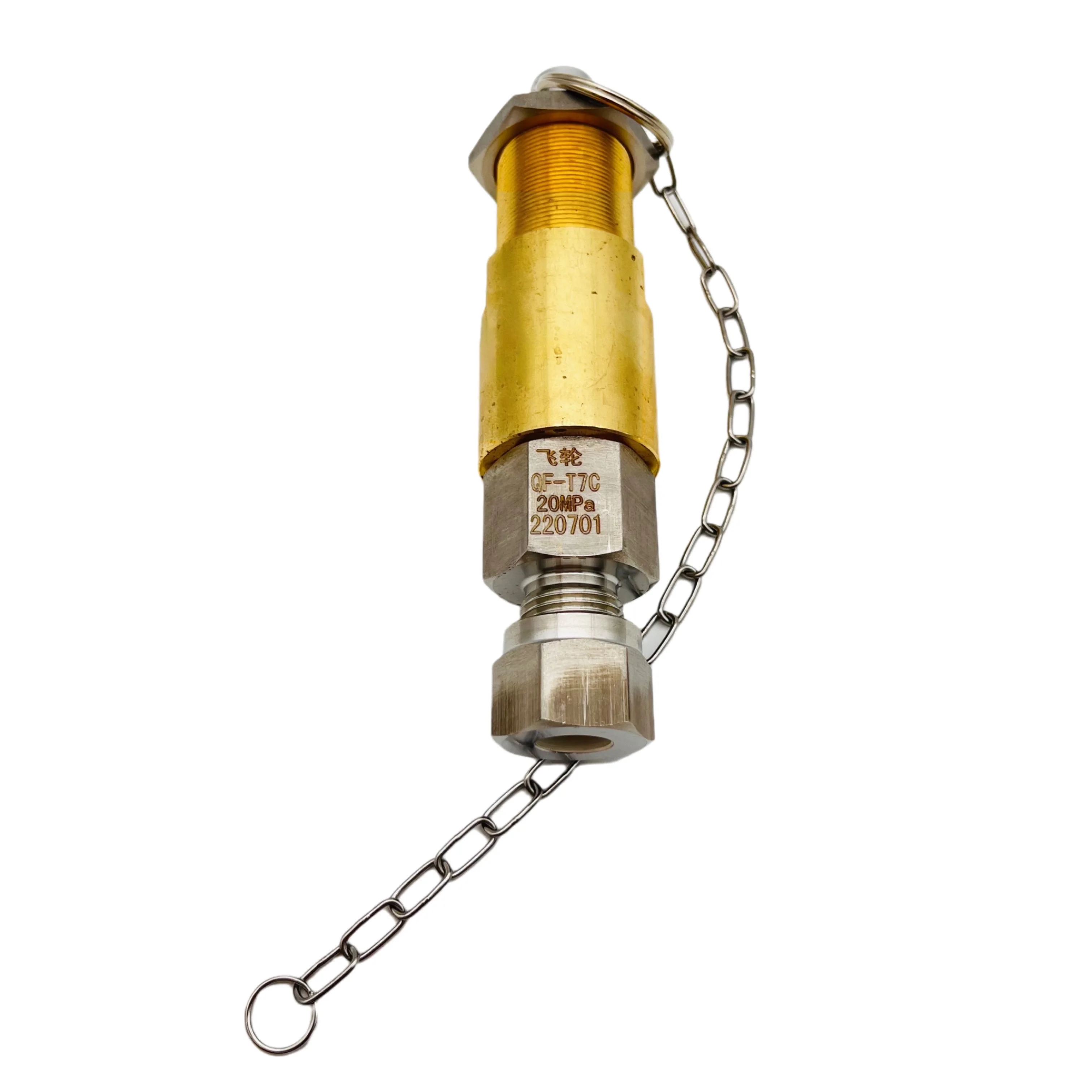 Factory Price High Selling and High-quality QF-T7C CNG Shutoff Valve 20MPa DN4 CNG Brass Natural Gas Shutoff Valve