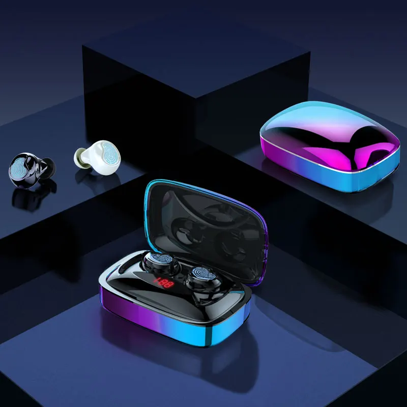 Новые СПЦ V5.0 беспроводной Bluetooths наушники вкладыши Touch управление с 2000 мАч зарядки чехол