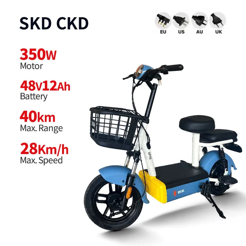 Cheap 2-Wheel 350W 500W 48V Electric Moped Bike Pedals Senso Electronic Sensor Tube 48V Electric Ebike Scooter Electric Bicycle