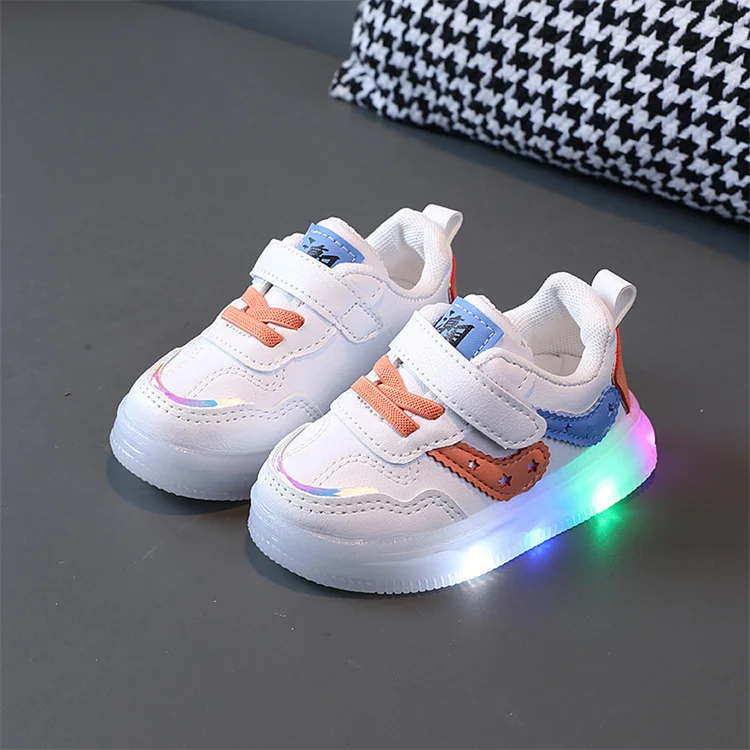 kids LED sneakers low light up shoes for kids boys