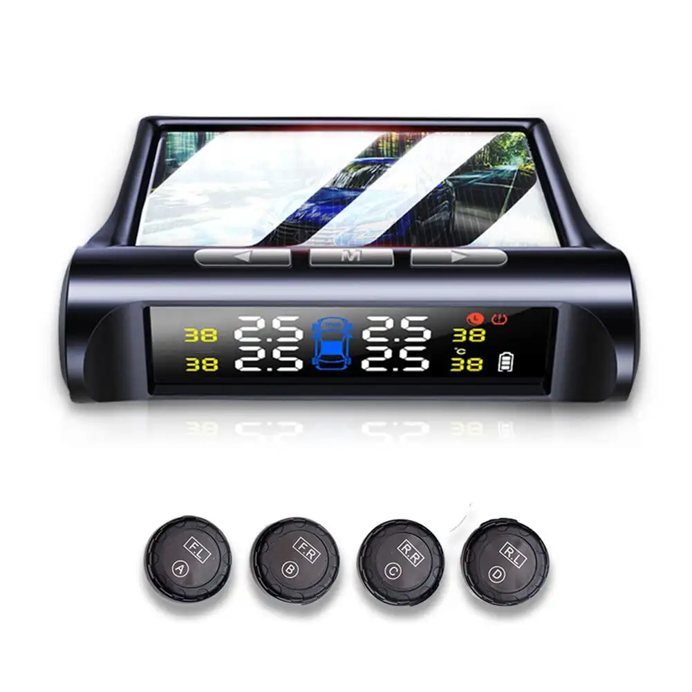 Fast Delivery High Precision Tpms Solar Car External Tyre Monitoring System Digital Tire Pressure Gauge