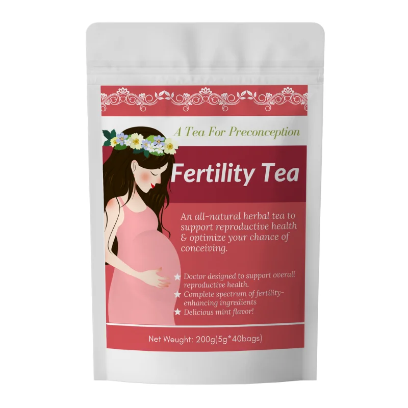 Chinese Healthy Organic Herbal Tea Female Woman Fertility Tea Private Label OEM 40teabags