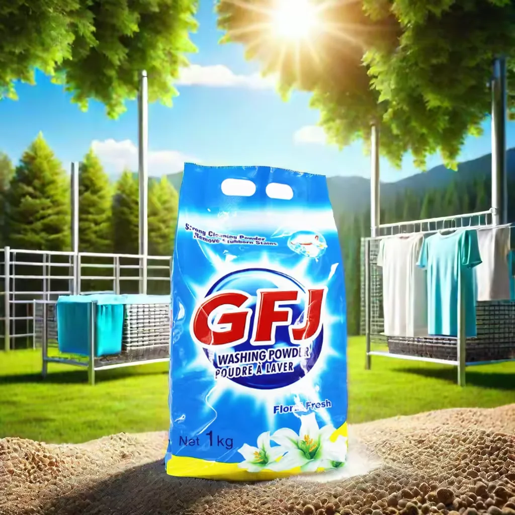 Оптовая продажа бытовой прямой завод GFJ цветок свежий запах мыло моющее средство стиральный порошок