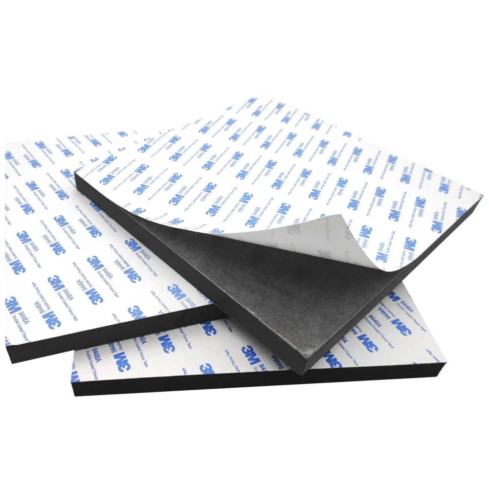 Высокое качество 8 дюймов черная легкая пенопластовая Безрамная Смешанная фоторамка с клейким слоем