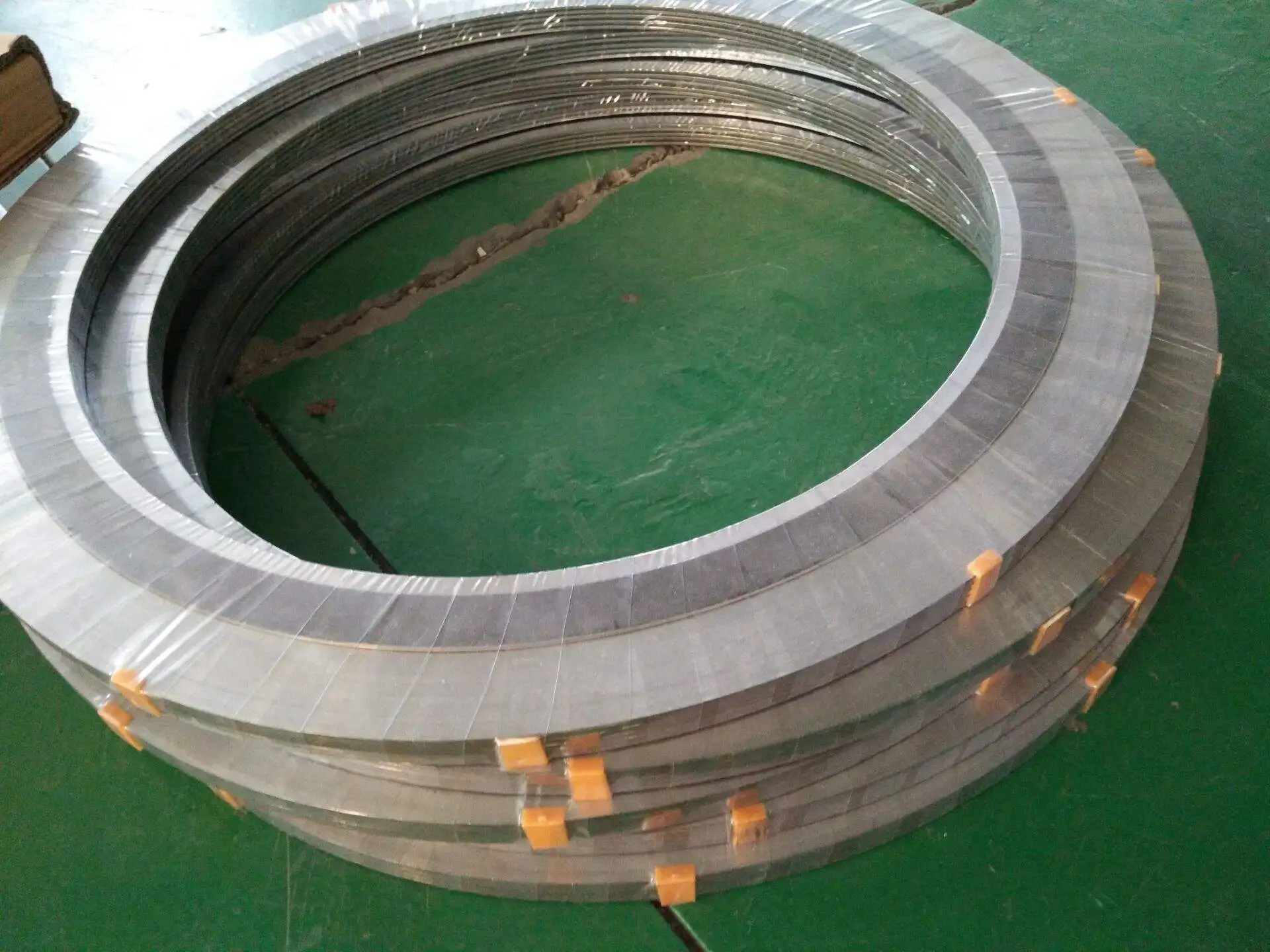 SWG SS316L graphite or non asbestos filler spiral wound gasket