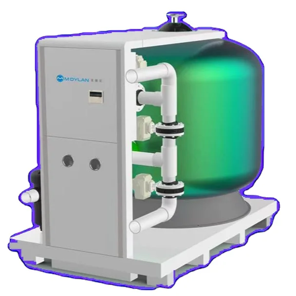 The latest swimming pool water treatment equipment is simple to install a pool filter that does not occupy space