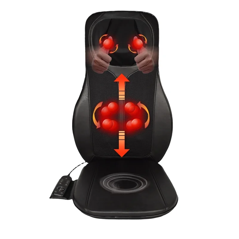 Phenitech Full back massage cushion High quality massager chair vibrating heated car seat