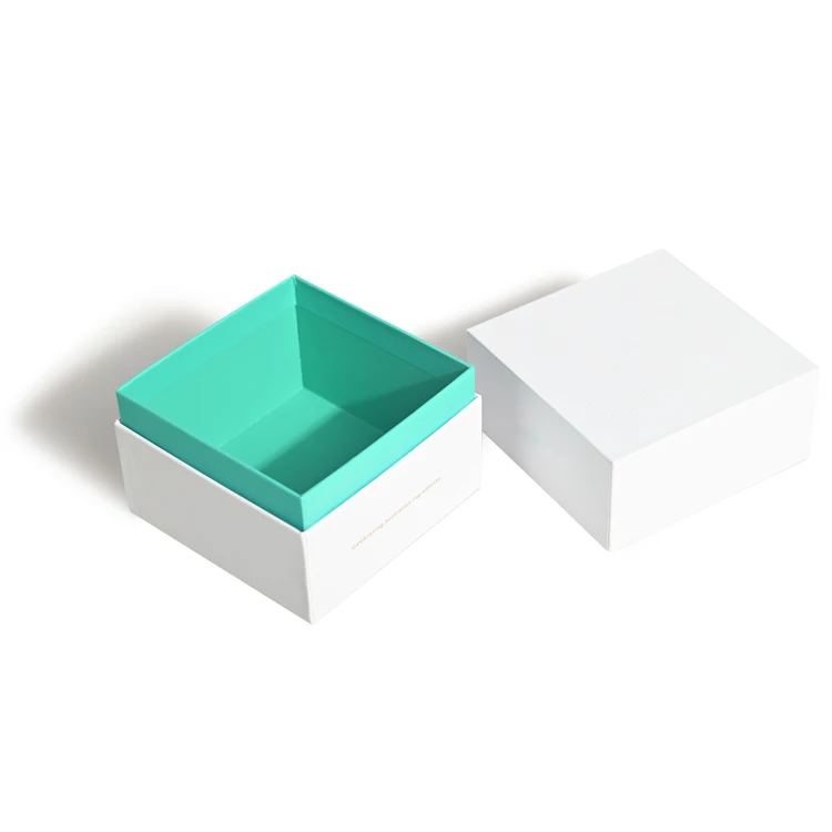 Recyclable Manufacture Handmade Square Gift Box With Lid Luxury Candy Cake Packaging Box For Christmas