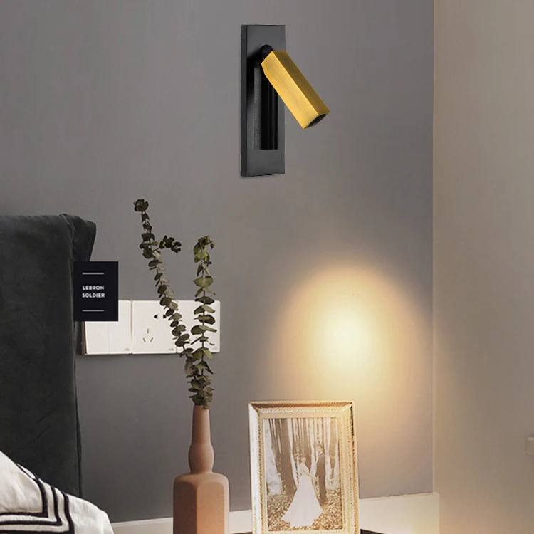 Wholesale Price Led Recessed Adjustable Folding Indoor Reading Sconces Light Reading Wall Lamp