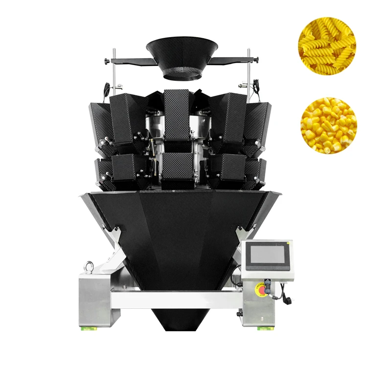 multi-function food packaging machine noodle chocolate beens multihead weigher packing machine