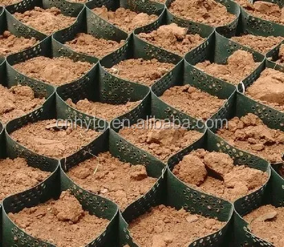 Geocell gravel stabilizers Plastic honeycomb Geocells for Retaining Wall reinforcement slope protection driveway geocell HDPE