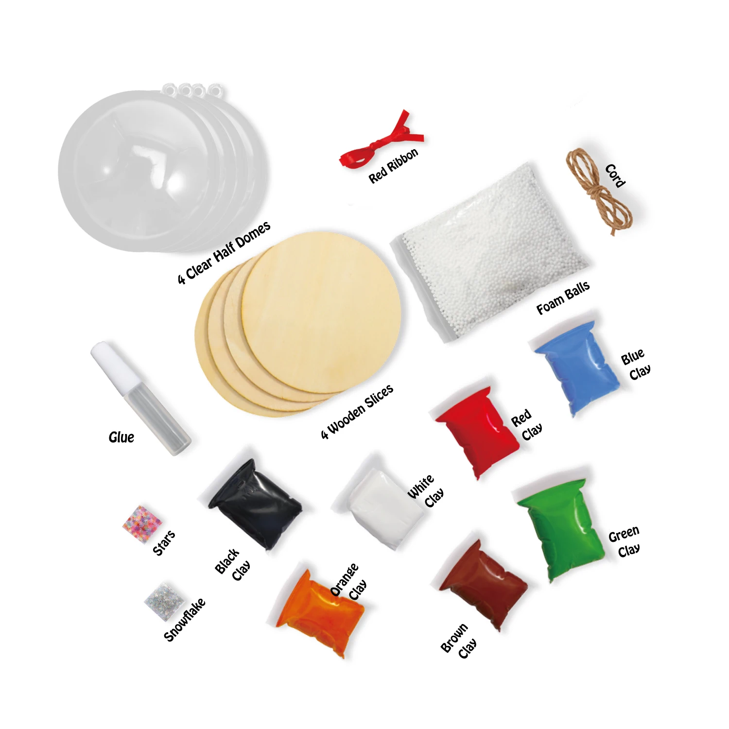 Novelty STEM Magic Surprise Inflatable Christmas Ornament Craft Kit Toys EVA model for Kids