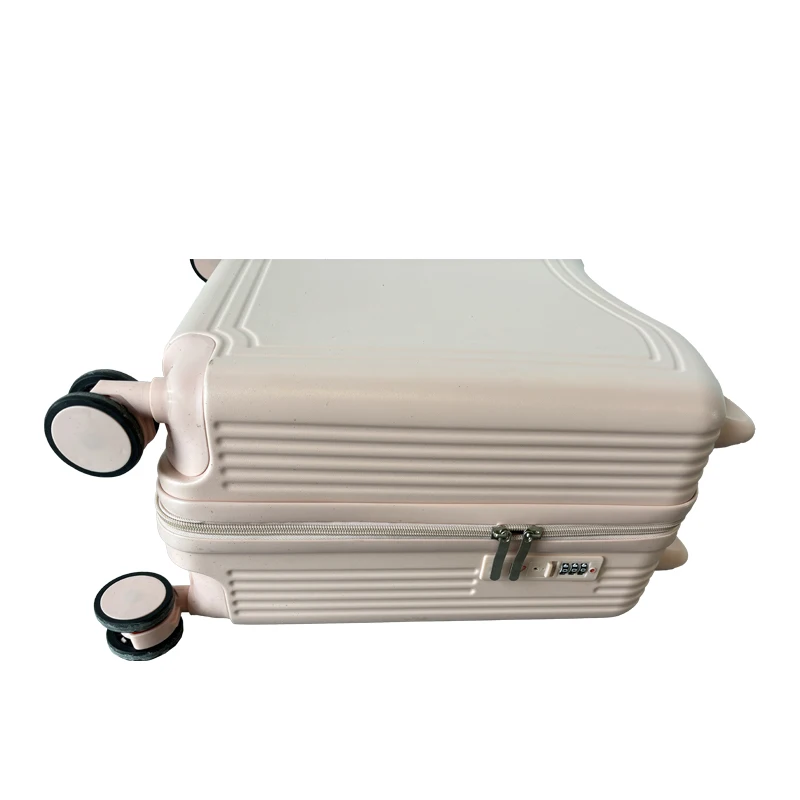 Pink 18 Inch Children Riding PC Travel Luggage  with TSA Lock Universal Wheel Kids Travel Luggage Cabin Luggage Suitcase