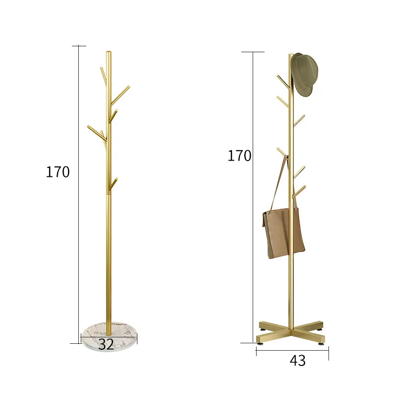 Wooden new design hall set up stand hanger floor hanger