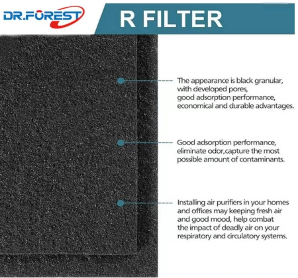 Угольный активированный фильтр Precut Prefilter совместим с Honeywell замена фильтра очистителя воздуха