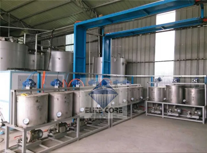 ECMT-100 PLC large output produce line Continuous Foaming Machine/latex foam machine