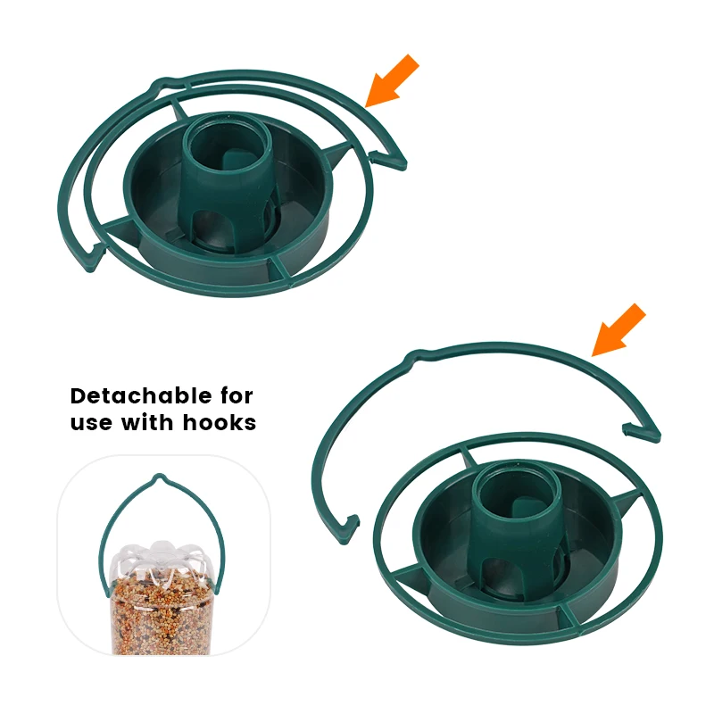 Outdoor Hanging Bird Feeder Pigeon Parrot Feeding Trough With Variety Bottles Canary Quail And Other Birds Feeding Systems