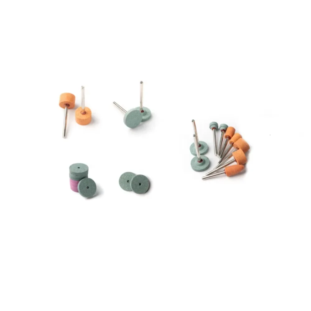 Ceramic frosted head mounting Dremel Rotary tool Grinding wheel polishing head drill 10 / set for metal and wood polishing